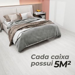 Piso Vinílico Auto Adesivo Régua Madeira Manta Caixa 5m² Brinovar - 4