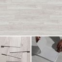 Ver imagem 1 de Piso Vinílico Auto Adesivo Régua Madeira Manta Caixa 5m² Brinovar