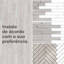 Ver imagem 6 de Piso Vinílico Auto Adesivo Régua Madeira Manta Caixa 5m² Brinovar