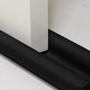 Protetor de Porta Duplo Impermeável - Preto - 90 cm