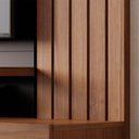 Ver imagem 7 de Painel Home Suspenso Para Tv 70 Pol. 180cm Buriti C05 Noce Milano/preto Fosco - Mpozenato