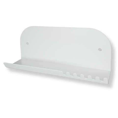 Suporte de Parede Aço Resistente Formato Chaveiro Organizador Chaves Casa Decoração Branco