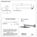 Ver imagem 5 de Chuveiro  Ducha  Aquecimento Solar ou a  Gás Quadrado Shower  Articulável Banheiro/ Área Externa Lux