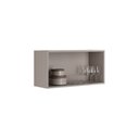 Ver imagem 5 de Armário de Cozinha para Geladeira 1 Porta Horizontal Basculante 80cm 100% MDF Essence Itatiaia Cinza/Fendi/Gris