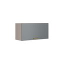Ver imagem 7 de Armário de Cozinha para Geladeira 1 Porta Horizontal Basculante 80cm 100% MDF Essence Itatiaia Cinza/Fendi/Gris