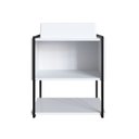 Ver imagem 3 de Gabinete para Banheiro Suspenso 50cm P1009 Branco com Cuba
