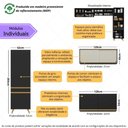 Ver imagem 3 de Armário Cozinha Modulada Compacta com Vidros 302cm 3 Peças Veneza Multimóveis Mp2299