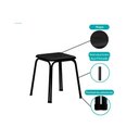 Ver imagem 3 de Conjunto: Mesa de Cozinha Dobrável 1590 C- 2 Banquetas Preto-preto - Carraro