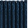 Cortina Jacquard 2,80x2,30 Para Varão Simples:Azul Marinho - 1