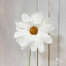 Flor de Margarida de Papel Branco para Decoração de Páscoa 1,1m X 40cm - 2
