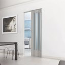Ver imagem 3 de Porta Sanfonada de PVC Translucido 210cm x 60cm Plastporta Bcf Marrom/Pecan com