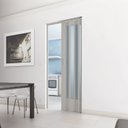 Ver imagem 3 de Porta Sanfonada Pvc Plastporta 210x72cm Translucida Bcf