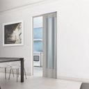 Ver imagem 3 de Porta Sanfonada Pvc Plastporta 210x96cm Translucida Bcf