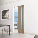 Ver imagem 3 de Porta Sanfonada de Pvc 210x84cm Translúcida Bcf