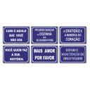 Ver imagem 2 de Kit 6 Placas Decorativas Frases Divertidas 20x13 cm Mdf