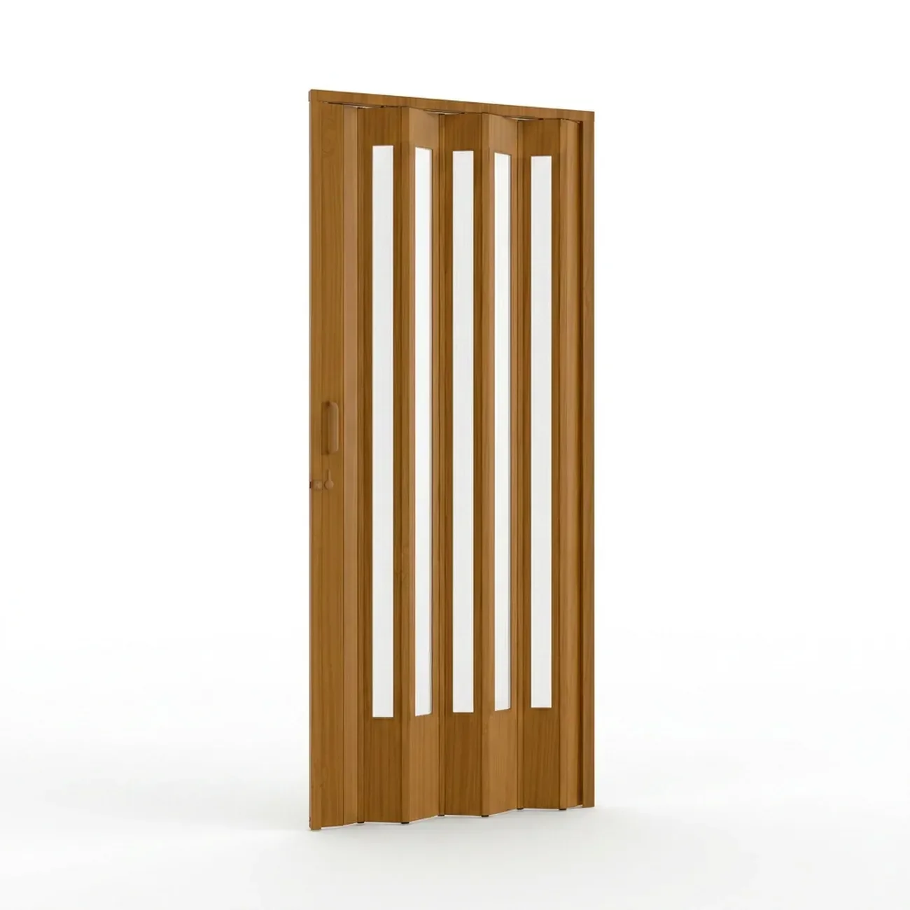 Ver imagem 3 de Porta Sanfonada de PVC Translucido 210cm x 84cm Plastporta Bcf Marrom/Cerejeira com