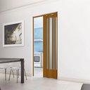 Ver imagem 3 de Porta Sanfonada Pvc Plastporta 210x96cm Translucida Bcf