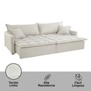 Ver imagem 7 de Sofá Cama Flora 02 Módulos de 80cm Br 15cm Meu Sofá Online