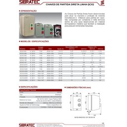 Chave Partida Magnetica 1cv 24v 2.5 4.0a Sibratec - 2