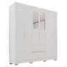 Guarda-roupa Casal com Espelho 6 Portas 2 Gavetas Estrela Premium - 3
