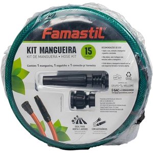 Foxlux, Mangueira Kit Jardinagem Trançada Verde, 15m, Famastil