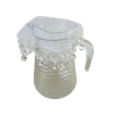 Ver imagem 1 de Cobre Jarra ou Copo Transparente Diamante 15cm