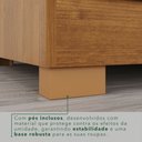 Ver mais imagens de Guarda-Roupa Casal com Espelho 6 Portas 2 Gavetas Estrela Premium Off White/Cinamomo/Off-White