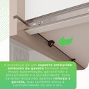 Ver mais imagens de Guarda-roupa Casal com Espelho 6 Portas 2 Gavetas Estrela Premium