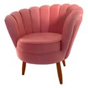 Ver imagem 3 de Conjunto Pétala Namoradeira + 2 Poltrona + Puff Decorativo Sofá Salão Sala Estar Escritório