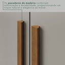 Ver imagem 7 de Guarda-Roupa Solteiro 4 Portas 2 Gavetas Estrela Premium Off White/Cinamomo/Off-White