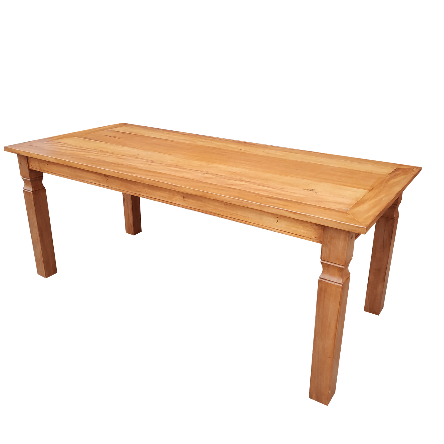 Mesa Rustica de Madeira de Demolição para 6 Lugares 1,60x0,80 Sudeste Rústico - 5