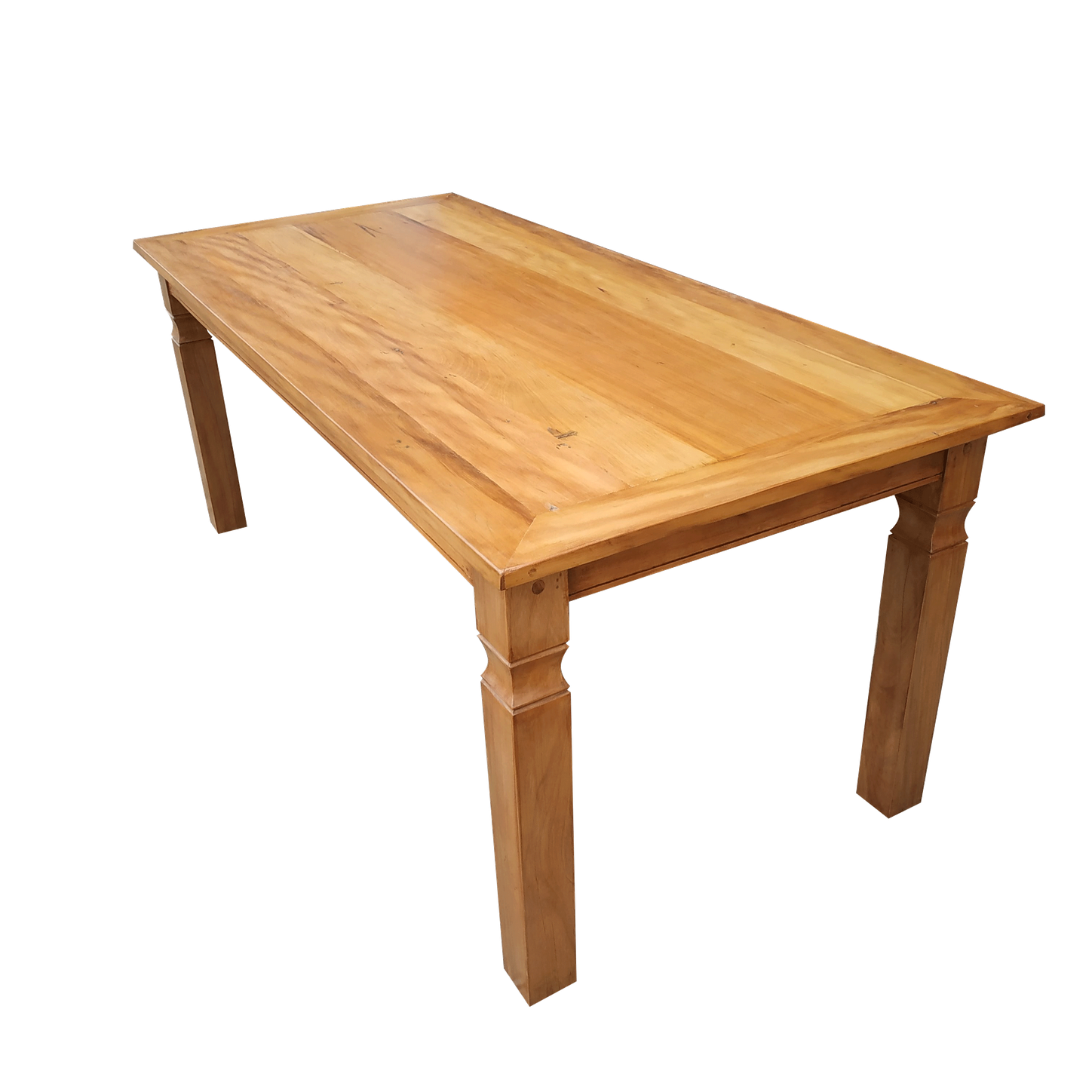 Mesa Rustica de Madeira de Demolição para 6 Lugares 1,60x0,80 Sudeste Rústico - 2