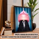 Ver imagem 3 de Quadro Decorativo Quarto Elegante Pintura Pop Cachorro Salão