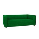 Ver imagem 2 de Sofá Namoradeira Amsterdam 1,40m Suede Verde - Inova Decorações