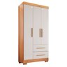 Guarda-roupa Solteiro 3 Portas 2 Gavetas Estrela Premium - 3
