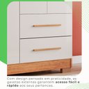 Ver imagem 7 de Guarda-roupa Solteiro 3 Portas 2 Gavetas Estrela Premium