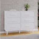 Ver imagem 6 de Cômoda Mila 6 Gavetas Branco Moblis