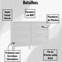 Ver imagem 3 de Cômoda Mila 6 Gavetas Branco Moblis