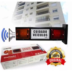 Sinalizador de veicular Garagem Entrada e Saída de Veículos Led Bivolt LED12 - 3