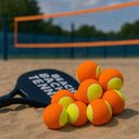 Ver imagem 1 de 10 Bolas Beach Tennis Sandever Bolinha Praia Alta Qualidade