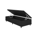 Ver imagem 2 de Box Baú Blindado Corino - Solteirão 98x198x38- Novo:preto