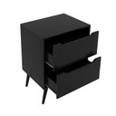 Ver imagem 3 de Gabinete para Banheiro 60cm com 2 Gavetas Bn3639 Preto Tecnomobili