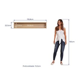 Nicho Engrossurado 120cm Is1650 Linha Isabelle Delmarco - 5