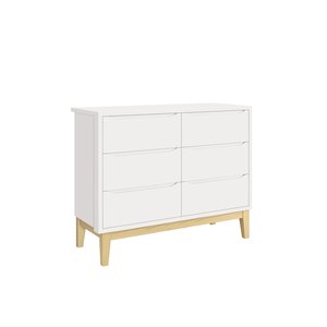 Comoda Sapateira Theo Classic Branco Fosco Pés Pinus