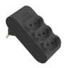 Plugue Multiplicador Fame 3 Tomadas 2p+t 10a Preto - 1