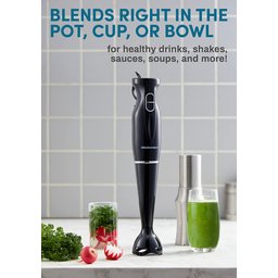 Elite Gourmet Ehb3201 Liquidificador de Mão 2 Velocidades Preto - 5