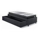 Ver imagem 7 de Base Box Cama Solteiro Sapateira Linho Cinza e Colchão Gransleep Ecoflex 88x188