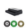 Base Box Cama Solteiro Sapateira Linho Cinza e Colchão Gransleep Ecoflex 88x188 - 10
