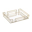 Ver imagem 1 de Bandeja Multiuso Hara Luiza Retangular 41,5 X 31,5 Cm:dourado