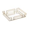 Bandeja Multiuso Hara Luiza Retangular 41,5 X 31,5 Cm:dourado - 1